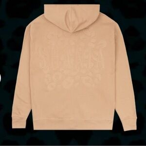 Shania Twain Tan Leopard Print Zip Hoodie size Small